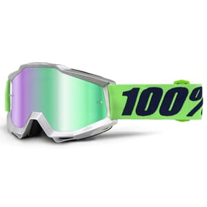 100% Accuri Nova Goggle - Mirror Green Lens