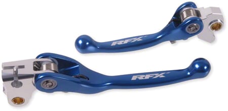 RFX Race Forged Flexible Lever Set Yamaha Blue