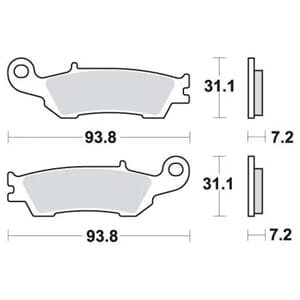 SBS BREMSEKLOSSER RSI- SINTER