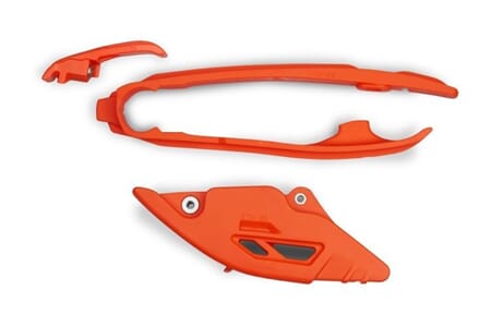 UFO Chain Guide  Swingarm Chain Slider Kit Orange