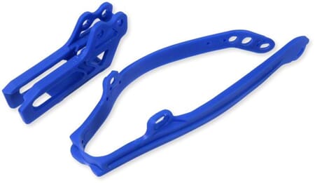 UFO Chain Guide  Swingarm Chain Slider Kit Blue Y