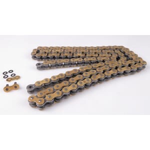 D.In.D X-Ring Chain 520VX3 124 Link Gold/Black