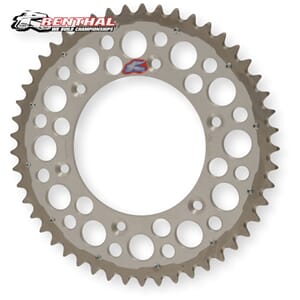 Renthal Twinring Rear Sprocket Silver, 49T