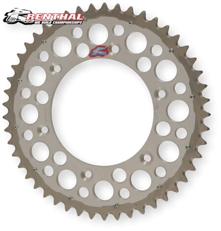 Renthal Twinring Rear Sprocket Silver, 50T