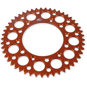 Renthal Rear Alu. Sprocket Orange, 49T