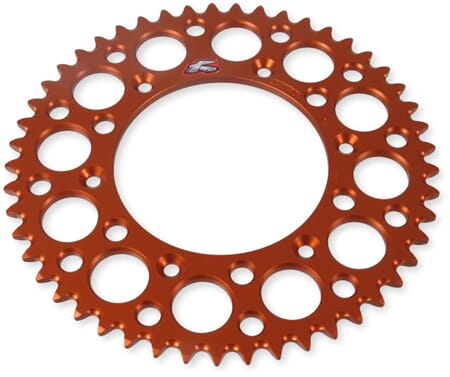 Renthal Rear Alu. Sprocket Orange, 52T