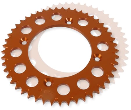Esjot Rear Alu. Sprocket Anodized Orange, 50T