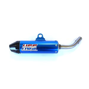 HGS Silencer KTM 65SX 16-23 BLUE, CARBON ENDCAP