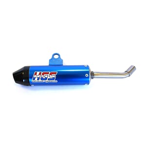 HGS Silencer KTM 85SX 18-24, TC85 18- 24 BLUE, CARBON ENDCA