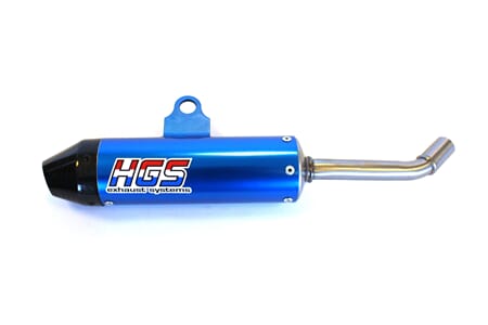 HGS Silencer KTM 85SX 18-23, TC85 18- 23 BLUE, CARBON