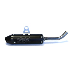 HGS Silencer KTM 85SX 18-24, TC85 18- 24 BLACK, CARBON END