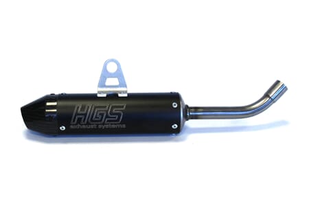 HGS Silencer KTM 85SX 18-23, TC85 18- 23 BLACK, CARBON