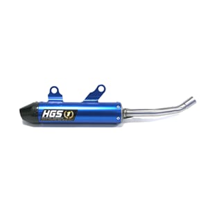 HGS Silencer KTM 125SX/150SX 19-22, TC125 19-22 BLUE, CARBO