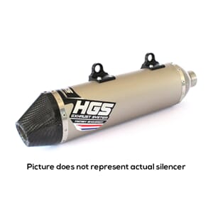 HGS silencer T1, 250SX-F '16-18, FC250 '16-18, AL/CA ORANGE