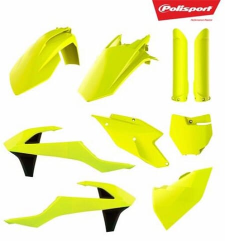 Polisport Plastic Kit KTM, Fluo Yellow
