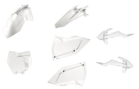 Polisport MX Complete Kit KTM, clear