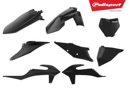 Polisport Plastic Kit KTM Black