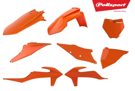 Polisport Plastic Kit KTM, Orange