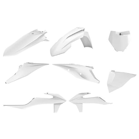 Polisport Plastic Kit KTM White