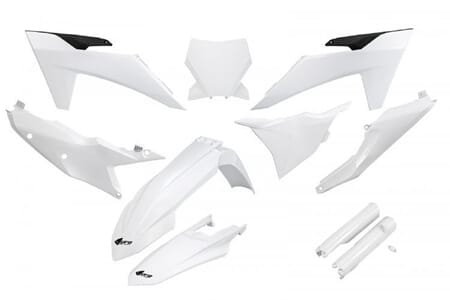 UFO Plastics Kit KTM 2020 White II