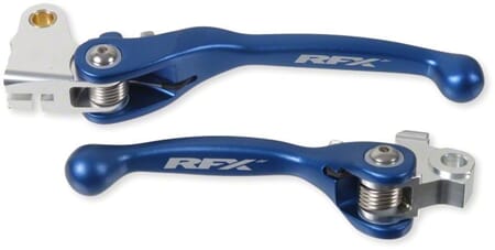 RFX Race Forged Flexible Lever Set Yamaha Blue