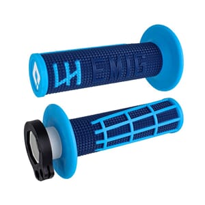 ODI EMIG 2.0 - V2 Lock-On Grip, Navy/Cyan