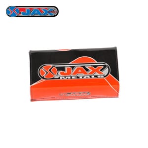Jax Metals Fat Bar Pads, Red/Black