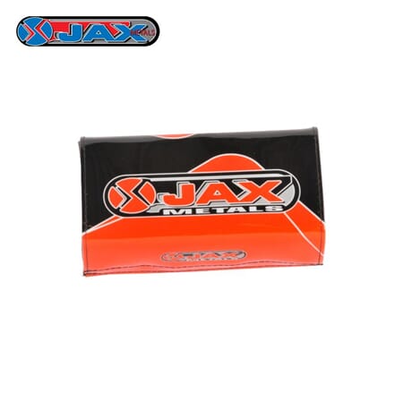 Jax Metals Fat Bar Pads, 155 mm, Red/Black