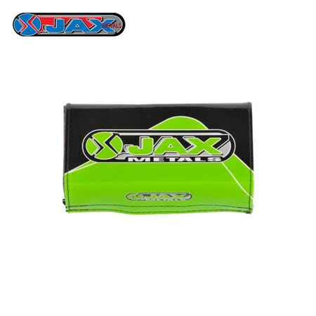 Jax Metals Fat Bar Pads, 155 mm, Green/Black