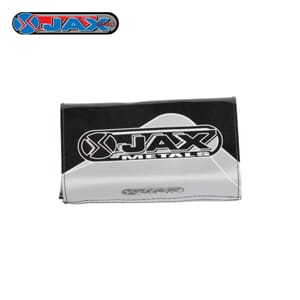 Jax Metals Fat Bar Pads, Silver/Black