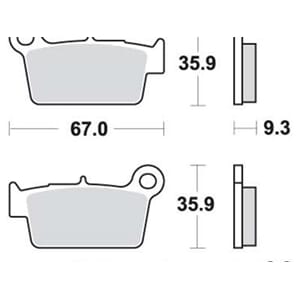 SBS790 BREMSEKLOSSER CARBON SILVER