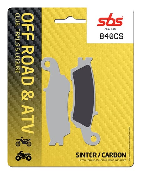 SBS840 BREMSEKLOSSER CARBON SILVER