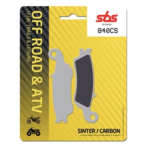 SBS840 BREMSEKLOSSER CARBON SILVER