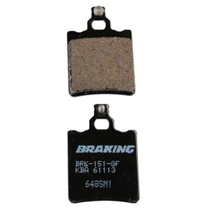 Braking Brakepads Semisenter Rear