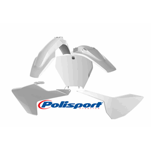 Polisport Plastic Kit White Husqvarna