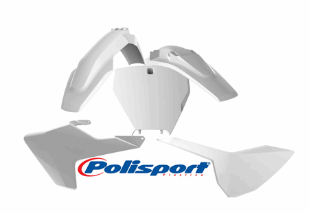 Polisport Plastic Kit White Husqvarna