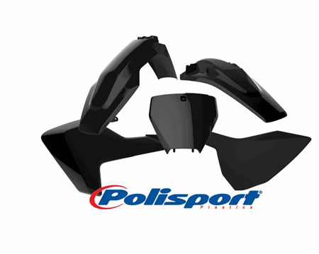 Polisport Plastic Kit Black Husqvarna