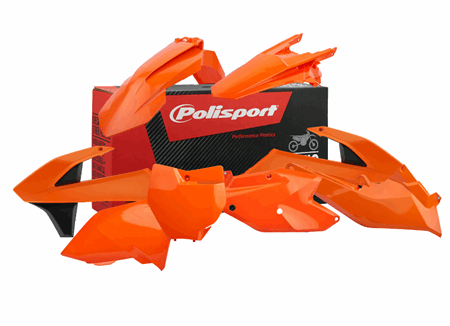 Polisport Plastic Kit Orange + Airbox Covers
