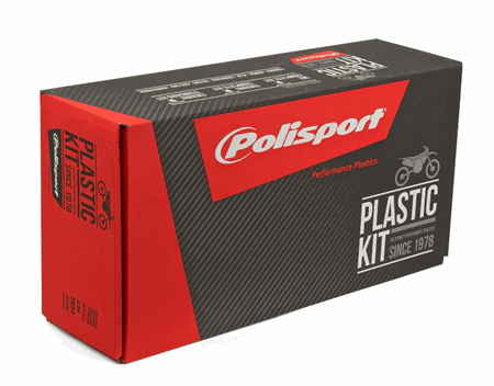 Polisport Plastic Kit Black Honda
