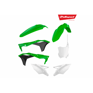 Polisport Plastic Kit Oem. Color Kawasaki