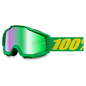 100% Accuri Goggle - Green Mirror Lens