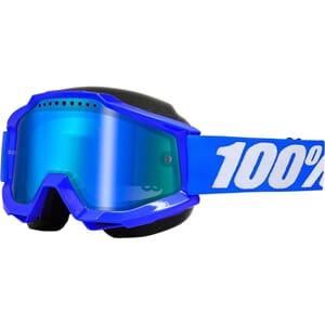 100% Accuri Reflex Blue Snow Goggle - Blue Mir L