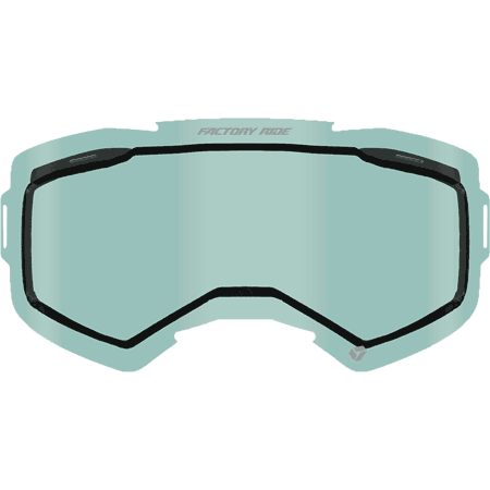 Factory Ride Dual 2-Vented Lens 22-Clear-OS
