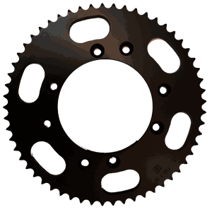 Esjot Rear Ultralight Steel Sprocket Black 49T