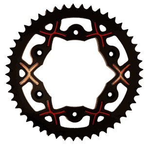 Esjot Rear Alu X-Wing Sprocket 50T