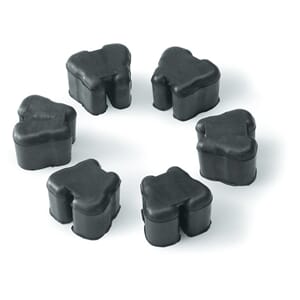 Rubber damping block 91