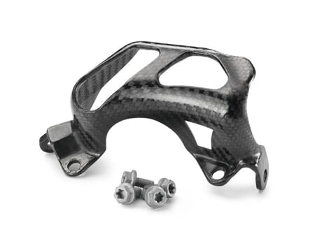 Brake caliper guard, carbon, cmpl.