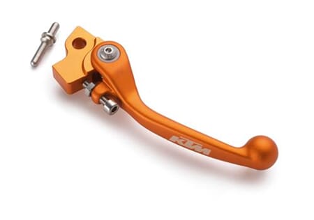 FLEX BRK LEVER ORANGE 65SX 12
