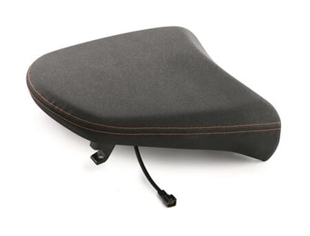 Pillion ergo seat heated
