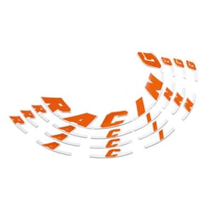 ORANGE RACING RIM STICKER KIT